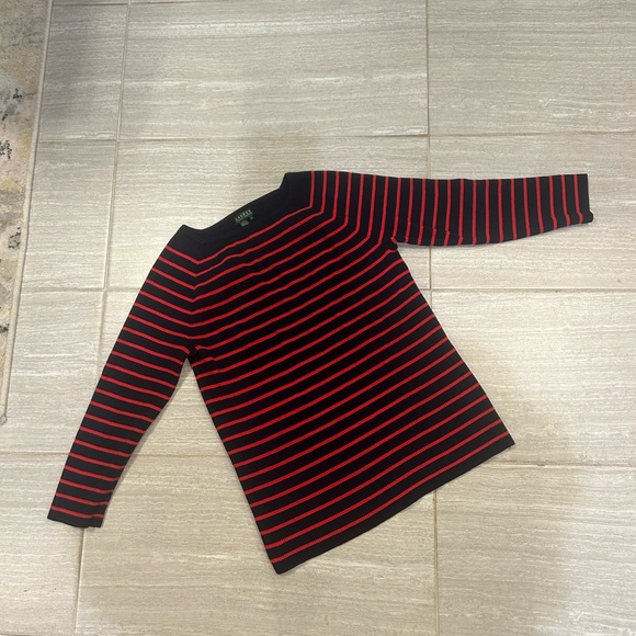Ralph Lauren Navy and Red Striped Sweater - Picture 1 of 3